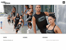 Tablet Screenshot of procheer.com